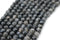 Black Labradorite Gemstone Beads, 6mm, Faceted